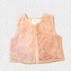 Old navy girls fur vest